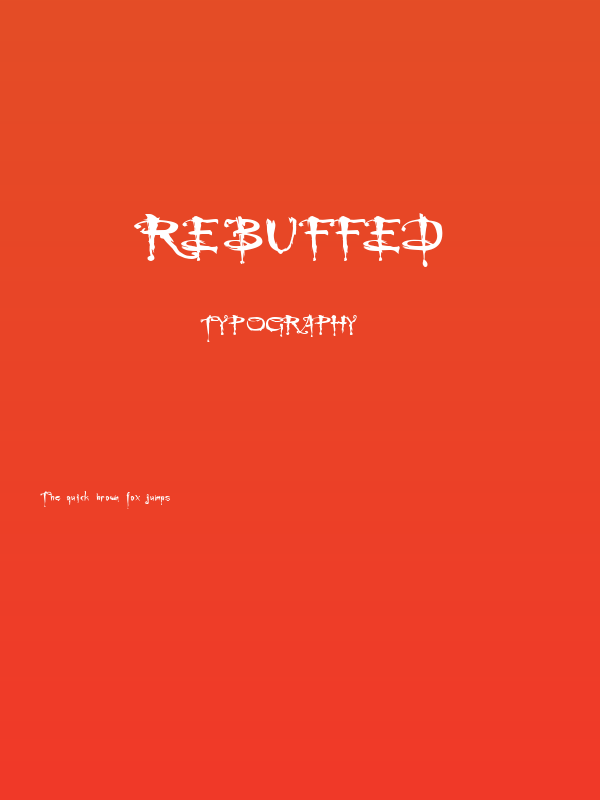 Rebuffed Poster