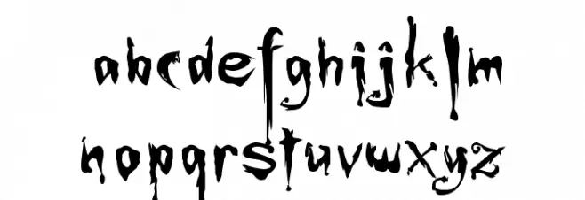 Rebuffed フォント 小文字