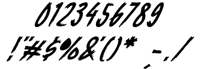 Rebuilt Font OTHER CHARS