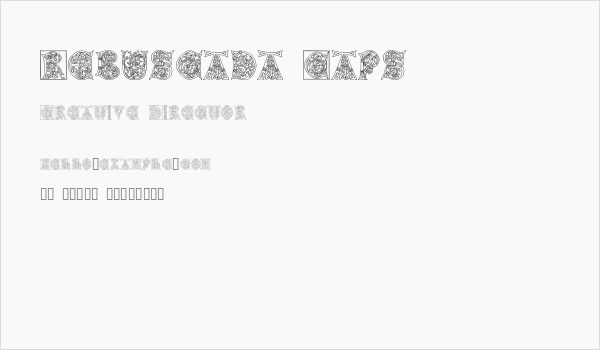 Rebuscada Caps Business Card