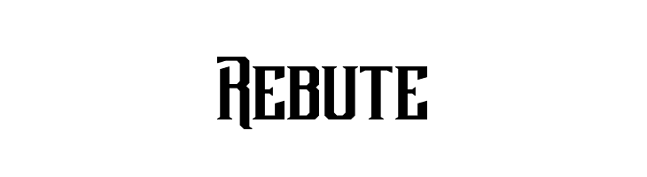 Rebute  baixar fontes gratis