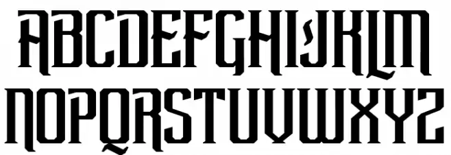 Rebute Шрифта ВЕРХНИЙ