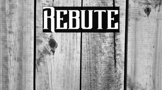 Rebute Font examples