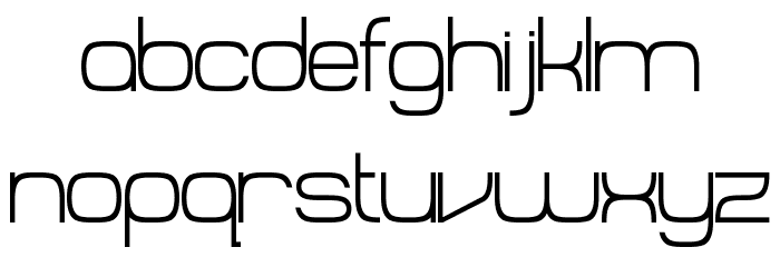 Recalcitrance Font LOWERCASE