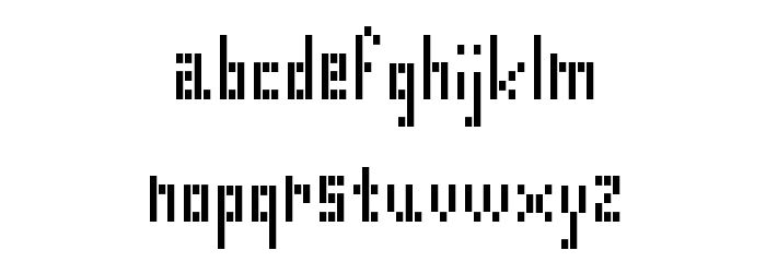 Receipt Paper Radiation Regular Font LOWERCASE