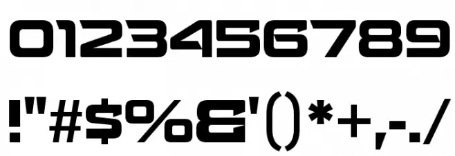 RechargeRg-Bold Font OTHER CHARS