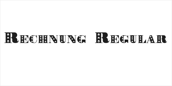 Rechnung Regular Logo