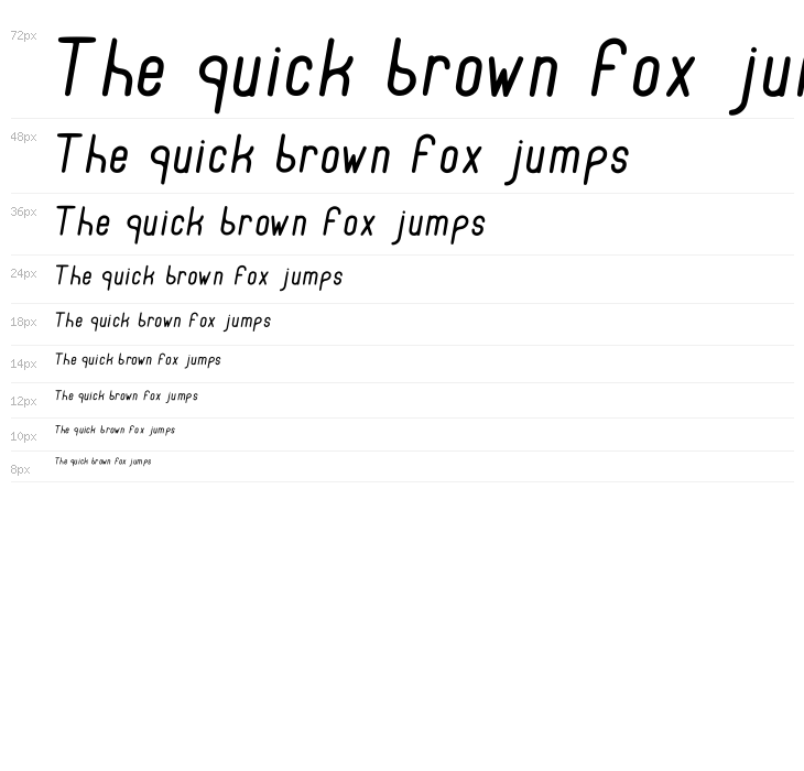 RecinosScript Italic Regular Waterfall