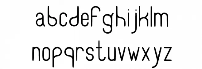 RecinosScript Light Regular Polices MINUSCULES