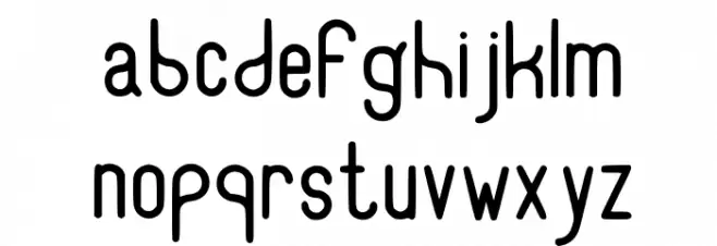RecinosScript Regular Regular Font LOWERCASE