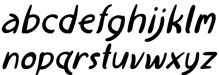 Recipety Italic خط أحرف صغيرة