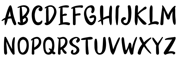 Recipety फ़ॉन्ट अपरकेस