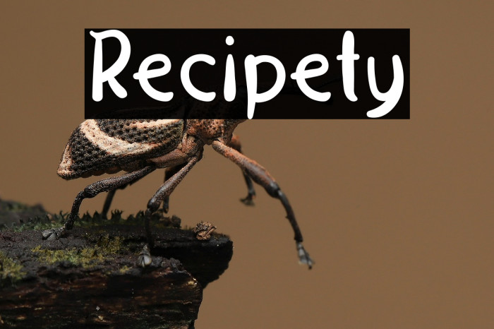 Recipety Caratteri examples