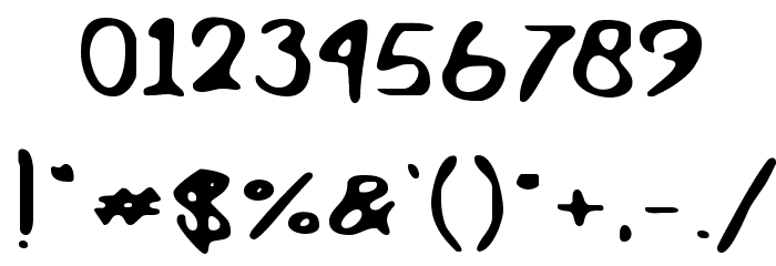 Reckless Art Font OTHER CHARS