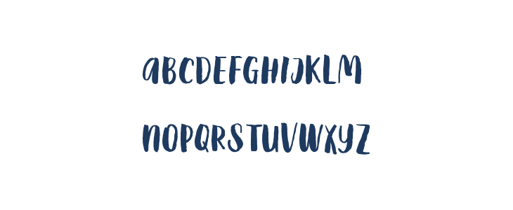 Reckless Brush Uppercase