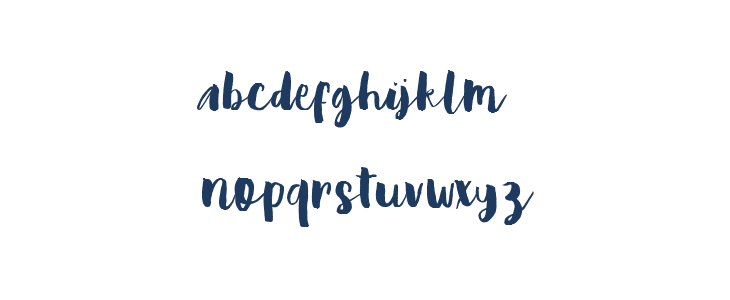 Reckless Brush Lowercase
