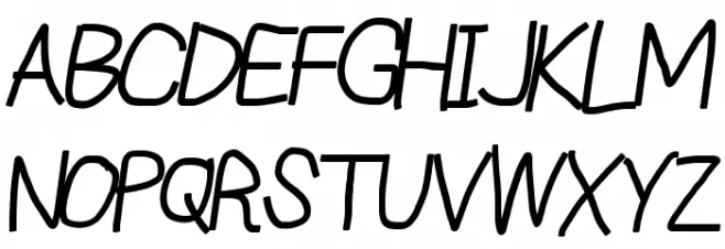 Reckless Catfish Bold Italic 字体 大写