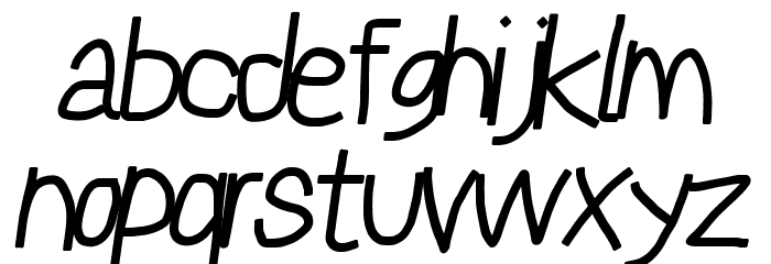 Reckless Catfish Bold Italic Font LOWERCASE