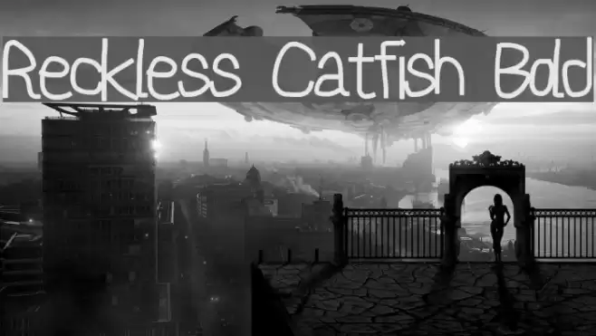 Reckless Catfish Bold Font examples
