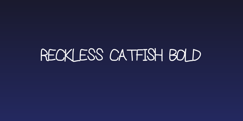 Reckless Catfish Bold Social Header