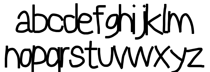 Reckless Catfish Bold Font LOWERCASE