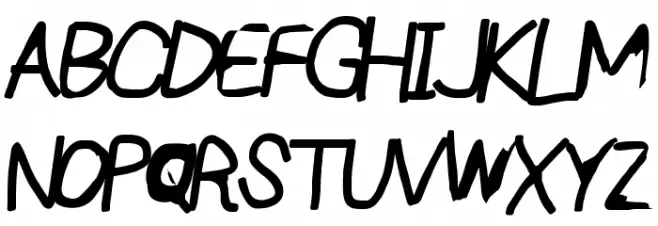 Reckless Catfish Fax Italic 字体 大写