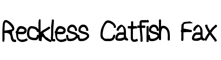 Reckless Catfish Fax  baixar fontes gratis