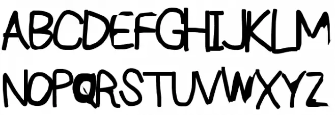 Reckless Catfish Fax 字体 大写