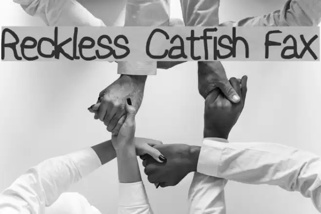 Reckless Catfish Fax Font examples