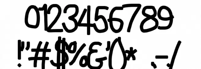 Reckless Catfish Heavy Font OTHER CHARS