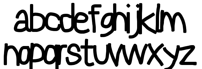 Reckless Catfish Heavy Font LOWERCASE