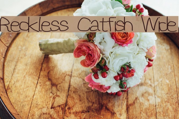 Reckless Catfish Wide Font examples