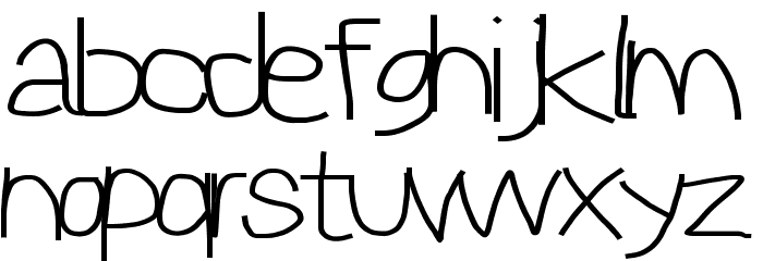 Reckless Catfish Wide Font LOWERCASE
