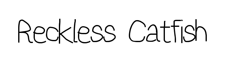 Reckless Catfish Font