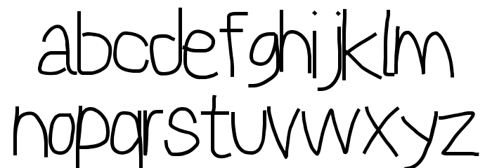 Reckless Catfish Font LOWERCASE