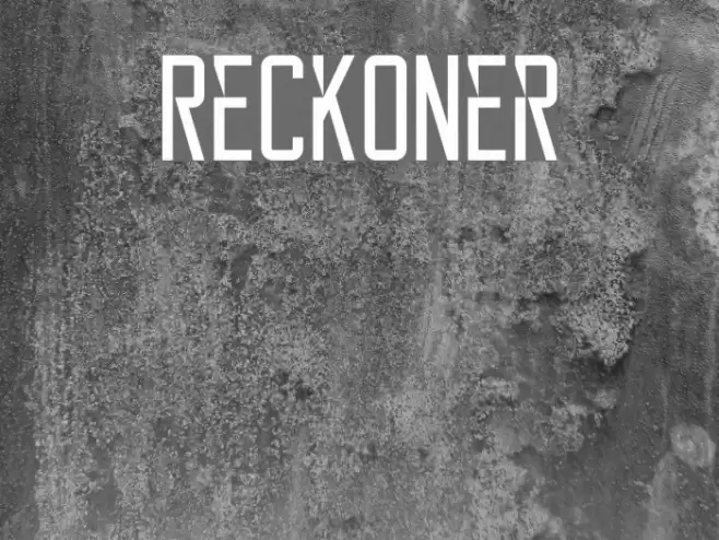 Reckoner Font examples
