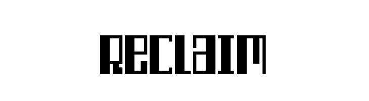 Reclaim  Fuentes Gratis Descargar