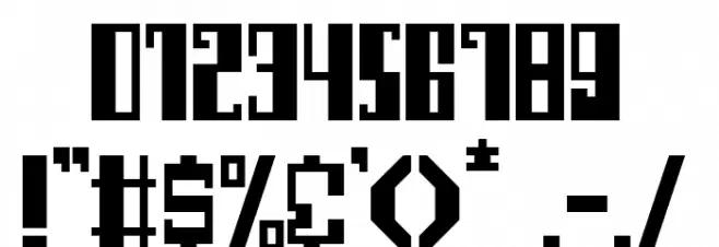 Reclaim Font OTHER CHARS