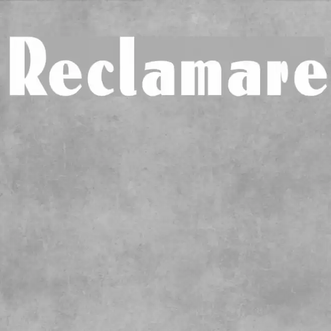 Reclamare Caratteri examples