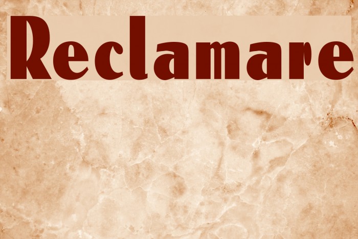 Reclamare Caratteri examples