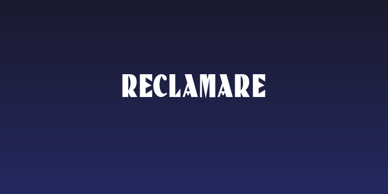 Reclamare Social Header