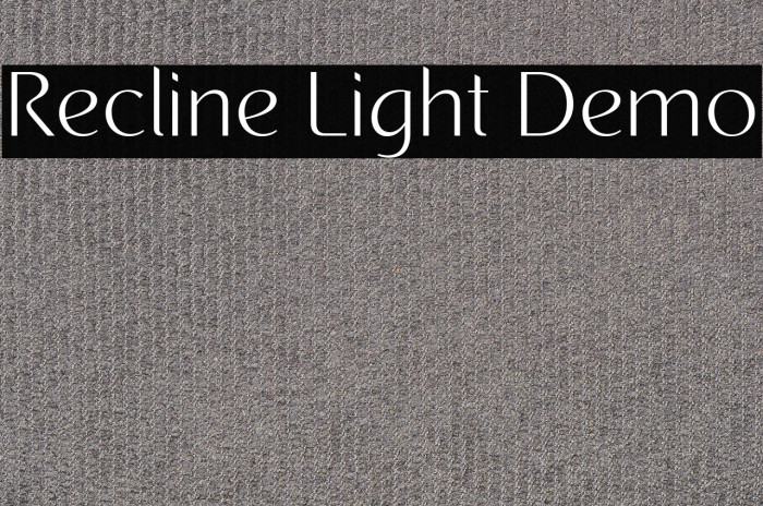 Recline Light Demo Example 3