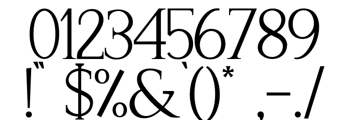 Recoba Font OTHER CHARS