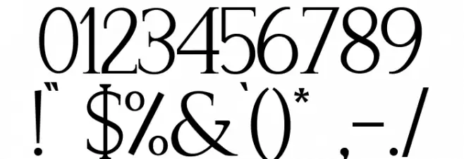 Recoba Font OTHER CHARS