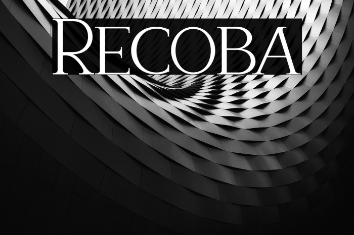 Recoba Font examples
