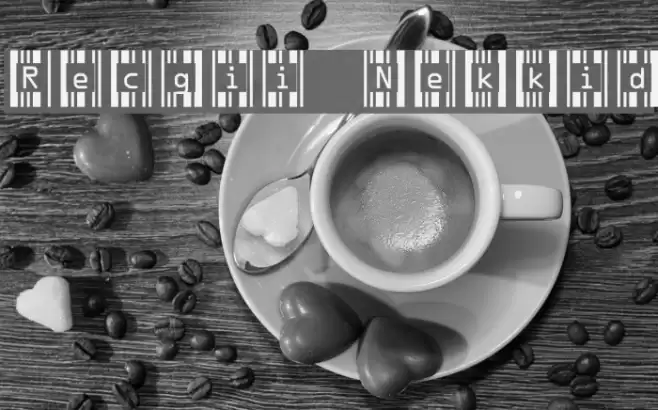 Recognition Nekkid Шрифта examples