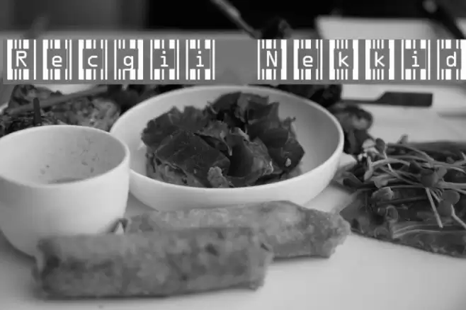 Recognition Nekkid Шрифта examples