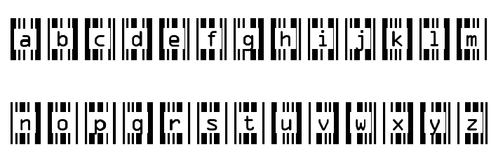 Recognition Nekkid Font LOWERCASE