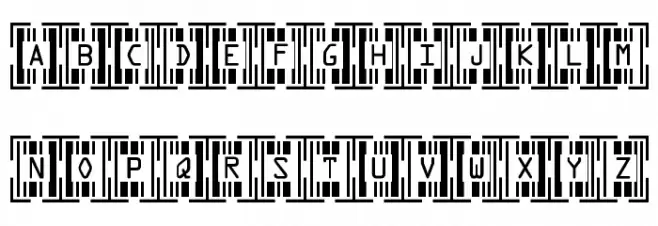 Recognition Schriftart Groß