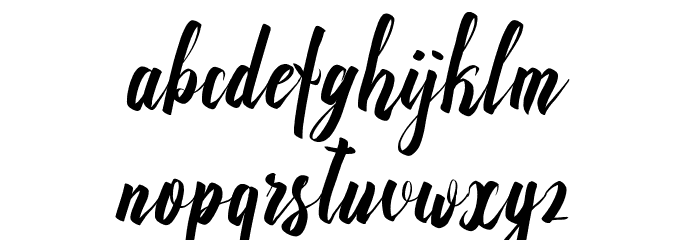 RecognitionScript Font LOWERCASE